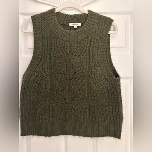 Madewell Sage Green Women's Sweater Vest